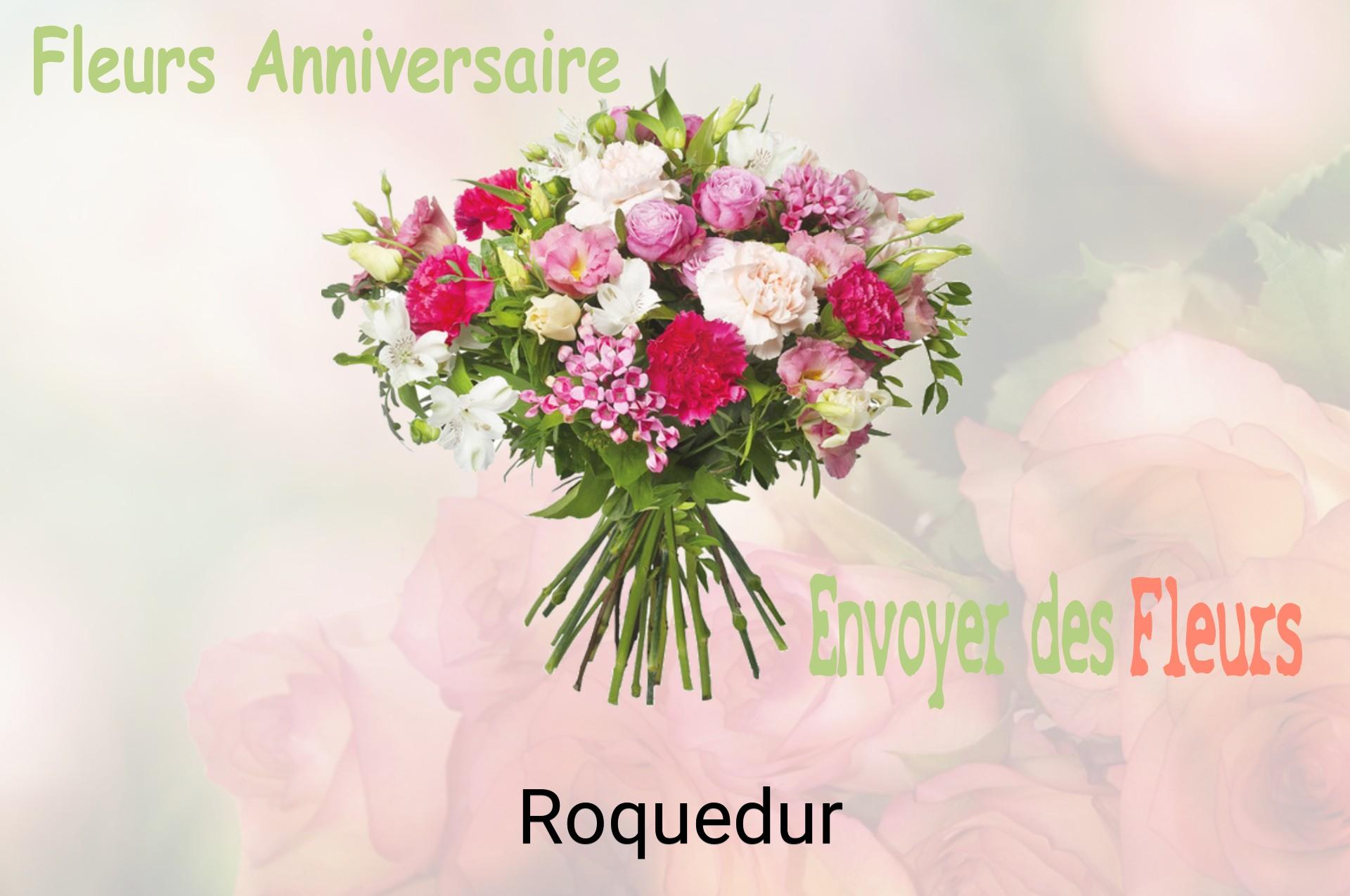 Bouquet de fleurs d’anniversaire livré à Roquedur